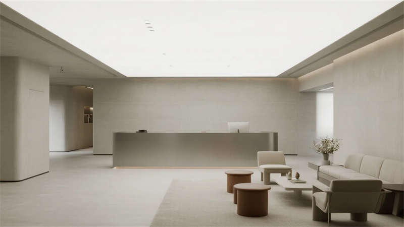 合肥辦公室展廳設(shè)計(jì)，科技與自然交融的極簡(jiǎn)美學(xué)