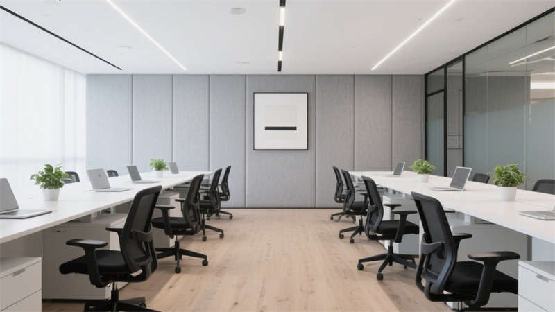 合肥1500平辦公室裝修，打造極簡(jiǎn)質(zhì)感與高效協(xié)作空間