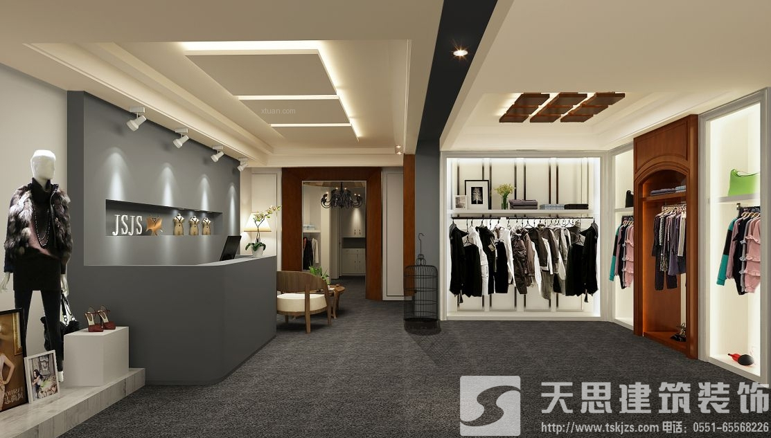 合肥服裝店裝修設(shè)計 刺激消費(fèi)者購買欲