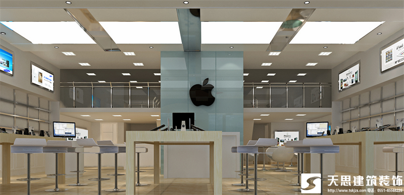 合肥蘋果專賣店設(shè)計裝修風(fēng)格，專賣店裝修，專賣店設(shè)計