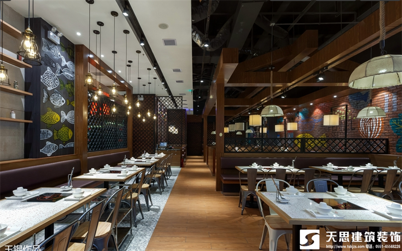 合肥火鍋店設計裝修應該注意的事項，火鍋店效果圖，火鍋店裝飾設計，火鍋店設計