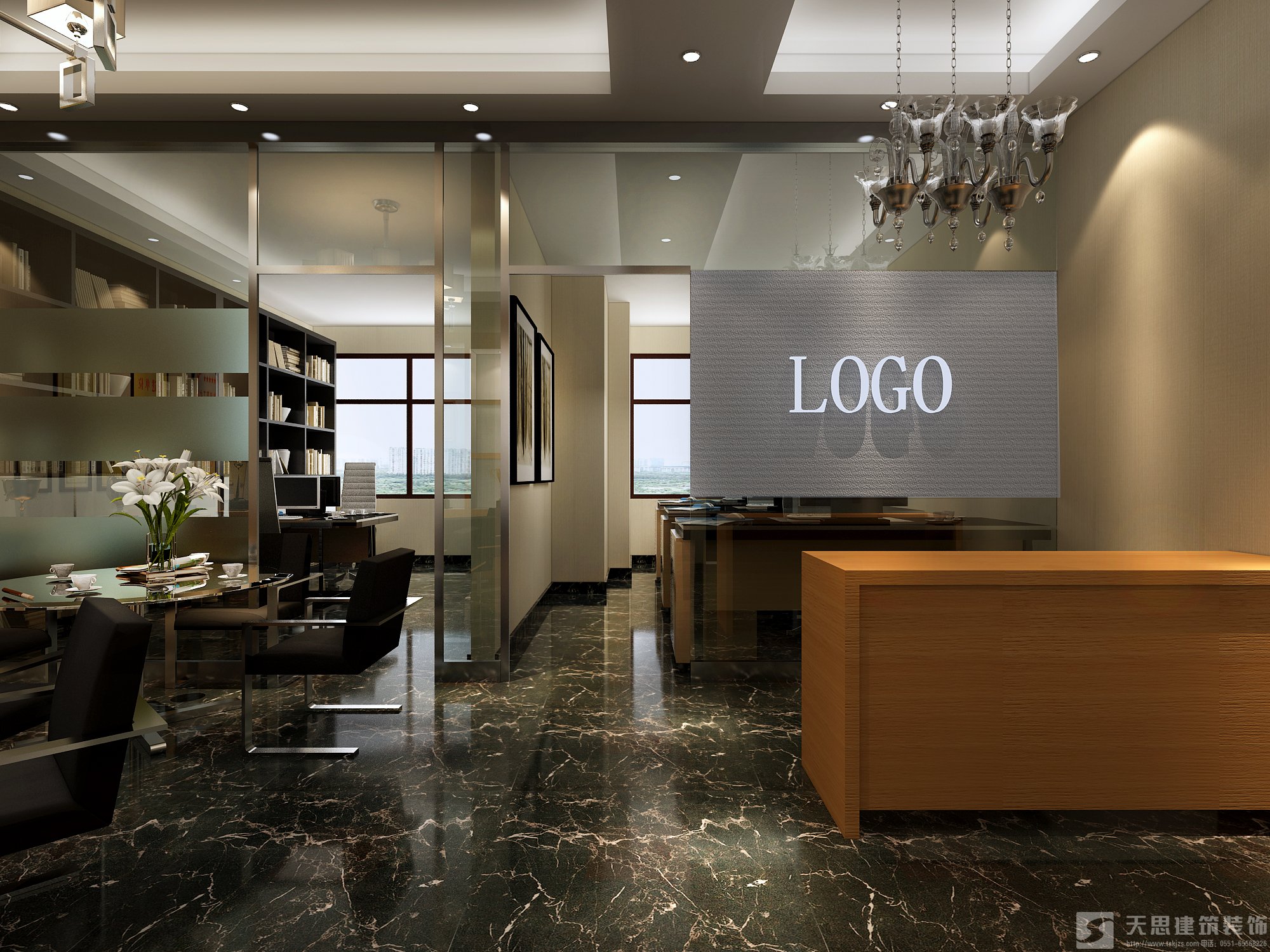 留白在<a href=http://m.programante.com/ target=_blank class=infotextkey>合肥辦公室裝修</a>設(shè)計(jì)中的運(yùn)用