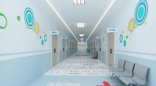 黃山醫(yī)院裝修設(shè)計：兒童醫(yī)院裝修背景圖片欣賞